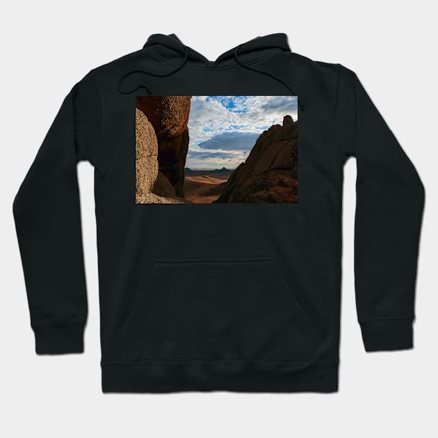 Valley,Terelj, Mongolia. Hoodie by bulljup